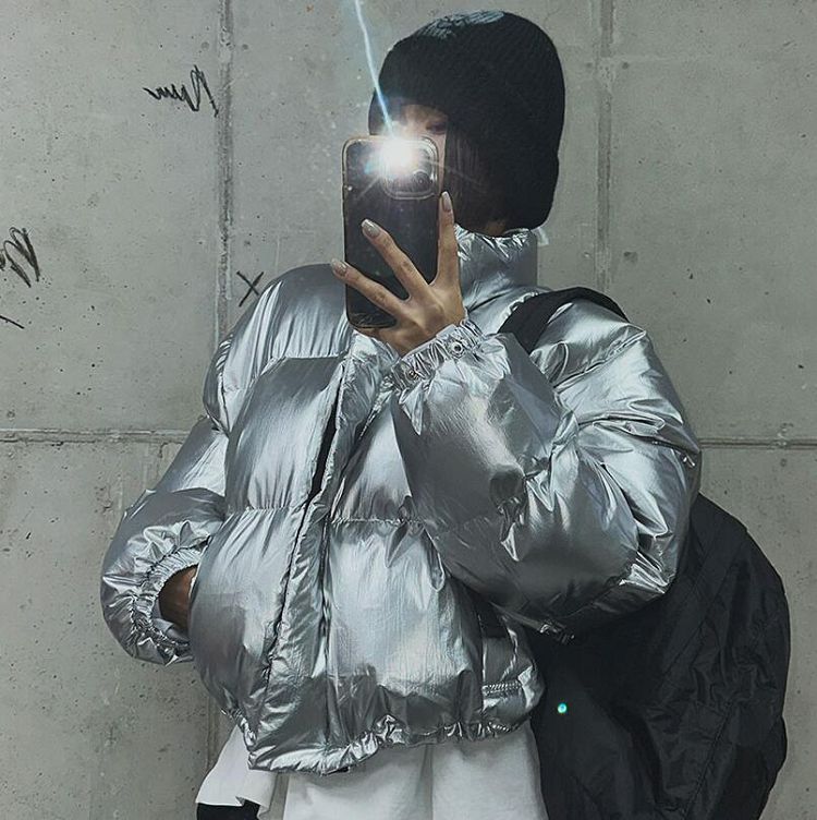 HOT-金屬感漆皮羽絨外套-KW-1218-010-外套